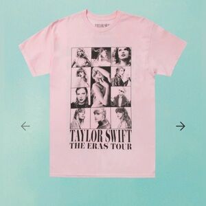 Taylor Swift The Eras Tour 2023-2024 Pink T Shirt Small